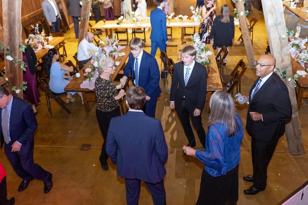The dance floor fills up as the night gets going.